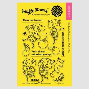 Waffle Flower Stamps: Fruity Thank You