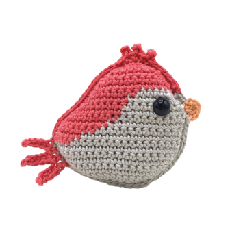 Hardicraft Crochet Kit: Bird Red