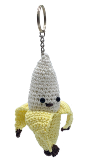 Hardicraft Crochet Kit Banana Bag Pendant