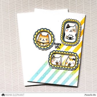 Mama Elephant - Clear Stamps: Little Agenda Frames