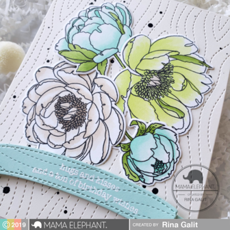 Mama Elephant - Clear Stamps: Organic Blooms
