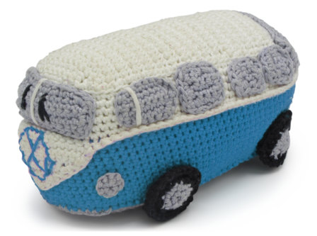Crochet Kit Retro Van Blue