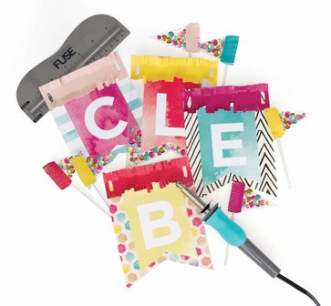 We R Memory Keepers - FUSEables - Banner &amp; Cupcake Topper Kit