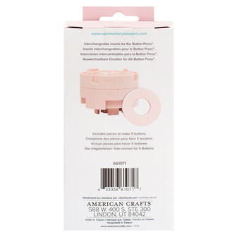We R Memory Keepers - Button press insert small