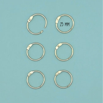 Craftbird - Bookbinding rings &Oslash; 25 mm