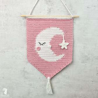 Hardicraft Crochet Kit: Wall hanger Moon