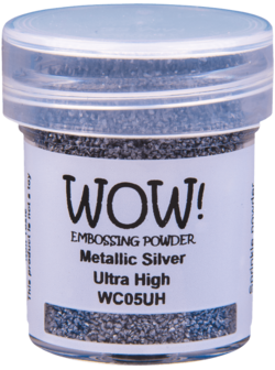 WOW! Embossing Powder: Metallic Silver Ultra High