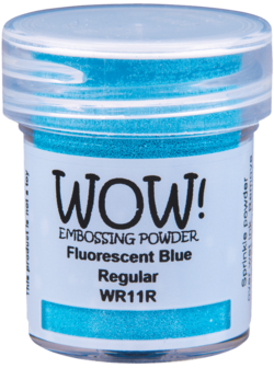 Wow! Embossing Powder: Fluorescent Blue
