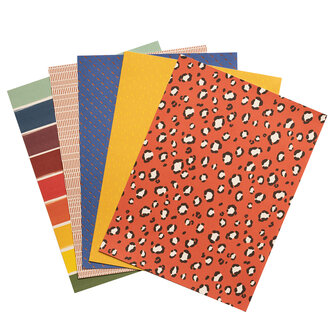 American Crafts - Amy Tangerine - 6&quot;x8&quot; Paper Pad: Late Afternoon 