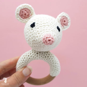 Hardicraft Crochet Kit Rattle Mouse