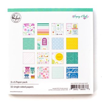 Pinkfresh Studio - 6&quot; x 6&quot; paper pack: Keeping it Real