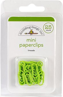 Doodlebug - Mini Paperclips: Limeade
