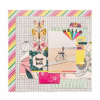 Amy Tangerine - 12 x 12 Paper Pad: Brave and Bold