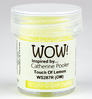 Wow! Embossing Glitter: Touch of Lemon
