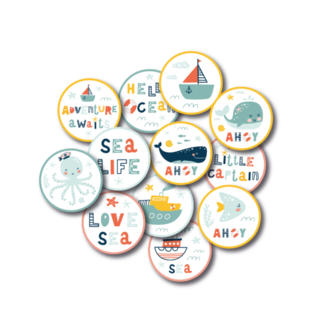Masterpiece Design - Die cuts: Sea Life Buttons