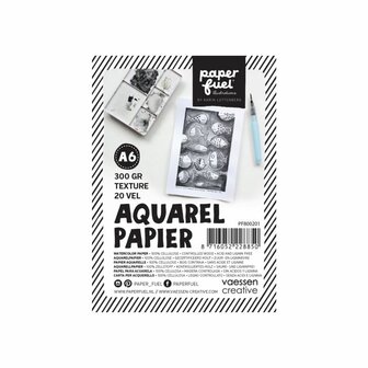 Paperfuel &bull; Aquarelpapier texture A6 Off-white 
