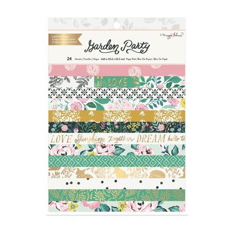 American Crafts - Maggie Holmes - 6&quot;x8&quot; paper pad: Garden Party