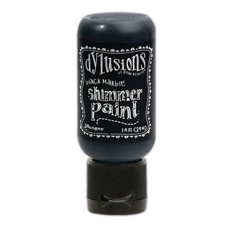 Ranger &bull; Dylusions Flip cup paint: Black Marble