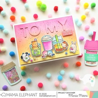 Mama Elephant - Creative Cuts: Boba Shaker Combo