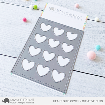 Mama Elephant - Creative Cuts: Heart Grid Cover
