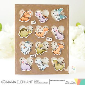 Mama Elephant - Creative Cuts: Heart Grid Cover