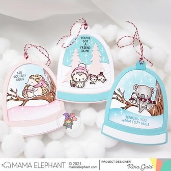 Mama Elephant - Clear Stamps: Stay Warm