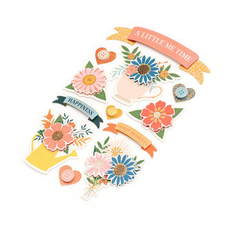 American Crafts - Paige Evans - Layered Banner Stickers: Bungalow Lane