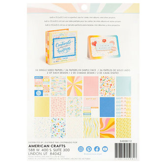 American Crafts - Obed Marshall - 6&quot;x8&quot; Paper Pad: Fantastico 