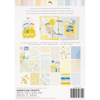 American Crafts - Obed Marshall - 6&quot;x8&quot; Paper Pad: Buenos D&iacute;as