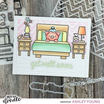 Heffy Doodle - Clear Stamps: Bed Heads