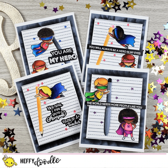 Heffy Doodle - Clear Stamps: Superdudes