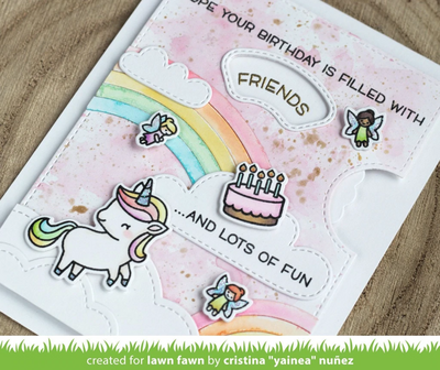 Lawn Fawn - Clear Stamps: A Little Sparkle