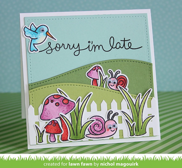 Lawn Fawn - Clear Stamps: Gleeful Gardens