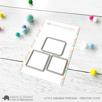 Mama Elephant - Creative Cuts: Little Agenda Postage