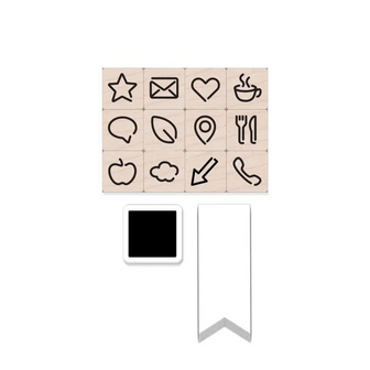 Hero Arts - Mini Tub Rubber Stamp Set: Planner Icons