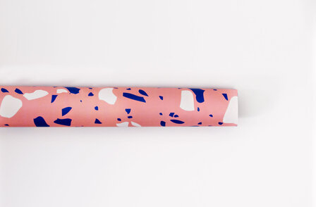 The Completist - PINK TERRAZZO GIFT WRAP