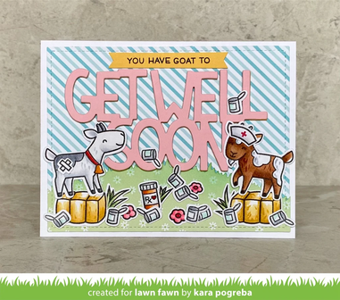 Lawn Fawn - Clear Stamps: You Goat This