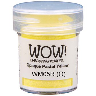 WOW! Embossing powder: Opaque Pastel Yellow 
