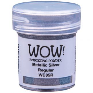 WOW! Embossing powder: Metallic Silver Regular 