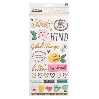 American Crafts - Maggie Holmes - Thicker Stickers: Garden Party