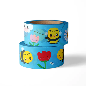Studio Inktvis - WASHI TAPE: BEES AND FLOWERS