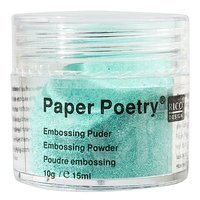 Paper Poetry - Embossingpoeder: mint parelmoer
