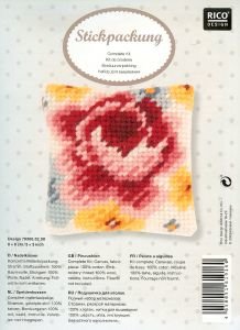 Rico Design - Stickpackung Nadelkissen Rose