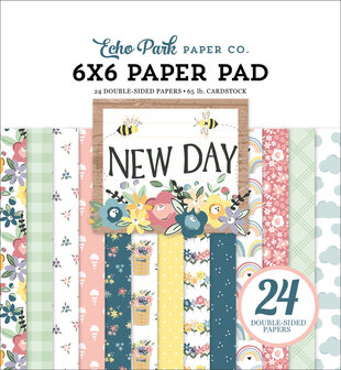 Echo Park - 6&quot;x6&quot; Paper pad: New Day