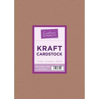Crafter&#039;s Companion - Kraft Cardstock A4
