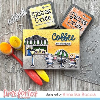 Time For Tea Designs - Clear Stamps: Cafe Critters