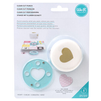 We R Memory Keepers - Clear Cut Punch: Heart 1&quot;