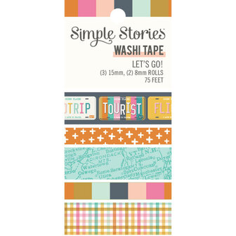 Simple Stories - Washi Tape: Let&#039;s Go!