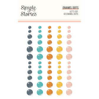 Simple Stories - Enamel Dots: Let&#039;s Go!
