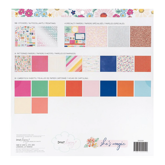 American Crafts - Dear Lizzy - 12&quot;x12&quot; Project Paper Pad: She&#039;S Magic